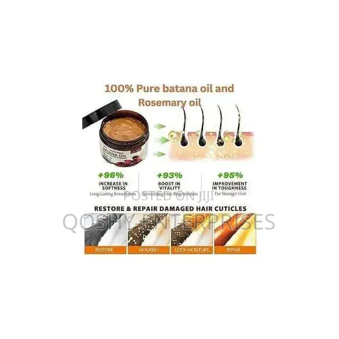 Batana Oil for Hair Regrowth, Reducing Thin Hair 120ml