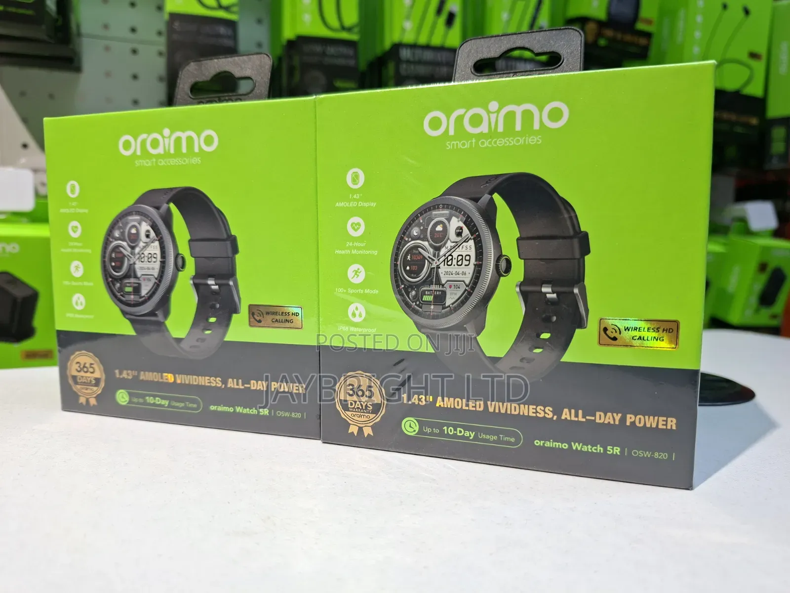 Oraimo Watch 5r 1.43'' Amoled Ip68 Smart Watch