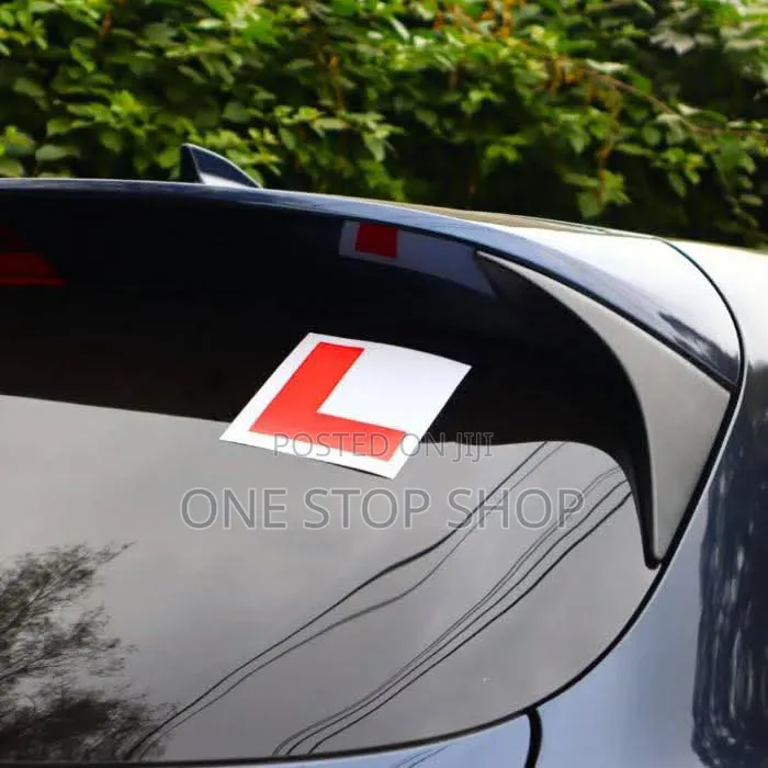 Bfront Rear Windscreen Display Mount 2pcs Learner "L" Stickers