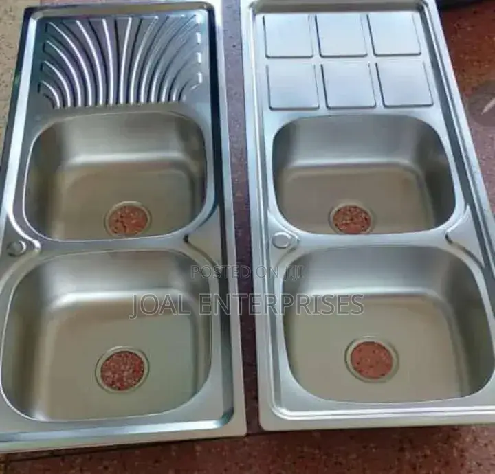 Double Bowl Single Drain Kitchen Sink