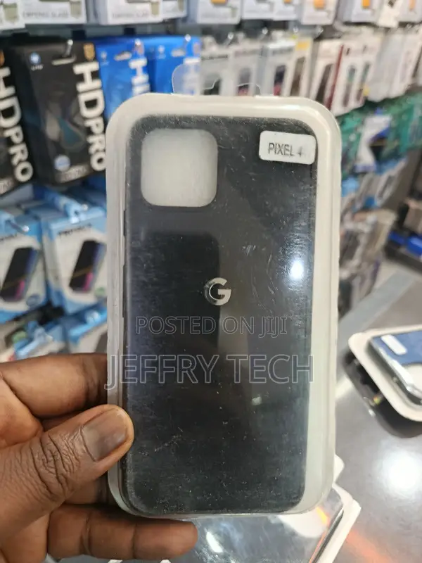 Google Pixel 4 Premium Leather Silicone Protective Case