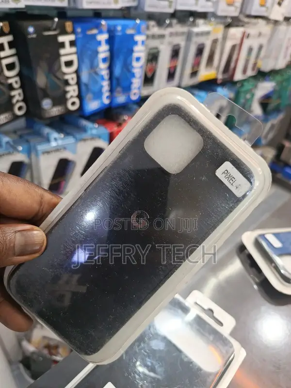 Google Pixel 4 Premium Leather Silicone Protective Case