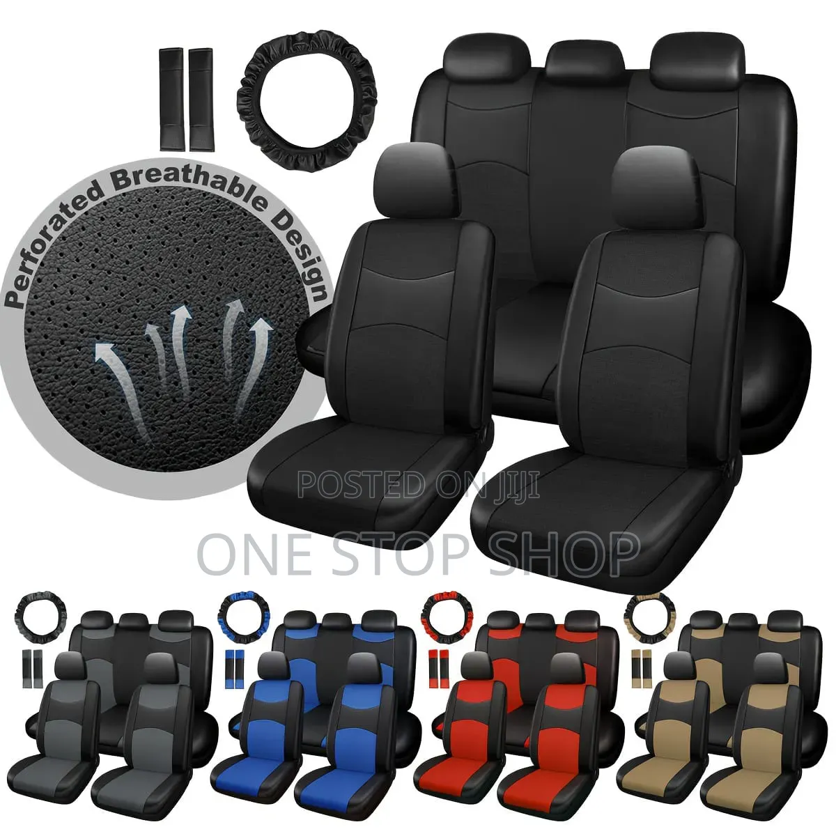 Fabric Wear Resistant,Easy Cleanmulti Color Combinations Seat Covers