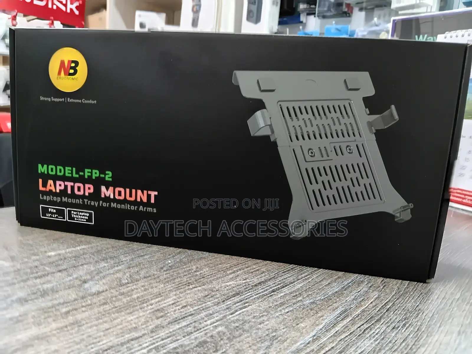 North Bayou F160 Dual Monitor Desk Mount With Fp-2 Laptop Holder.