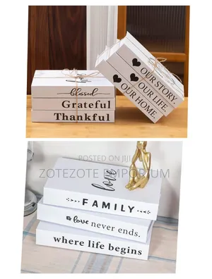 Modern Fake Book Decor Set