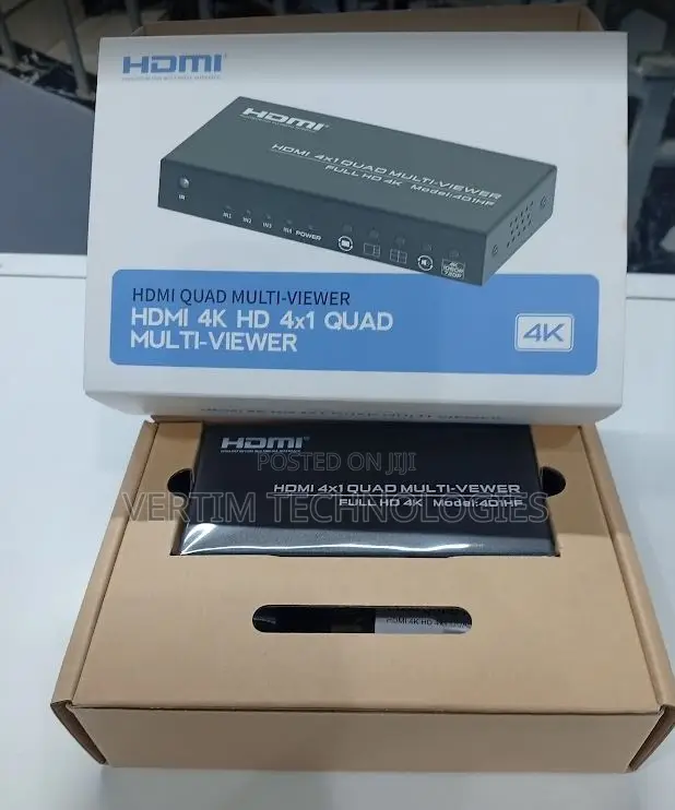 Optimal 4x1 Hdmi Quad Multiviewer, Screen Segmentation