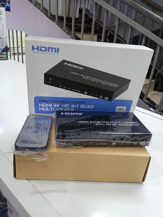 Hdmi Quad Display Switcher – CCTV Multi-View System