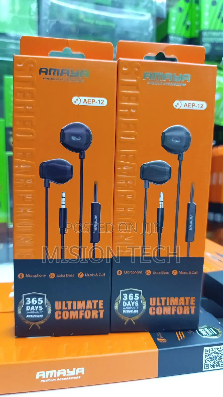 Amaya Extra Bass Ultimate Comfort Earphones