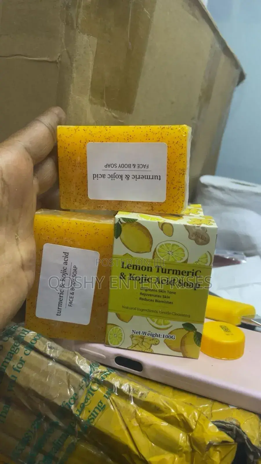 Face Lemon Tumeric And Kojic Soaps