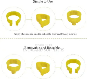 Yellow Chicken Leg Bands