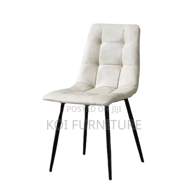 Dining Chairs; Leather Armless Outdoot and Dining Chairs