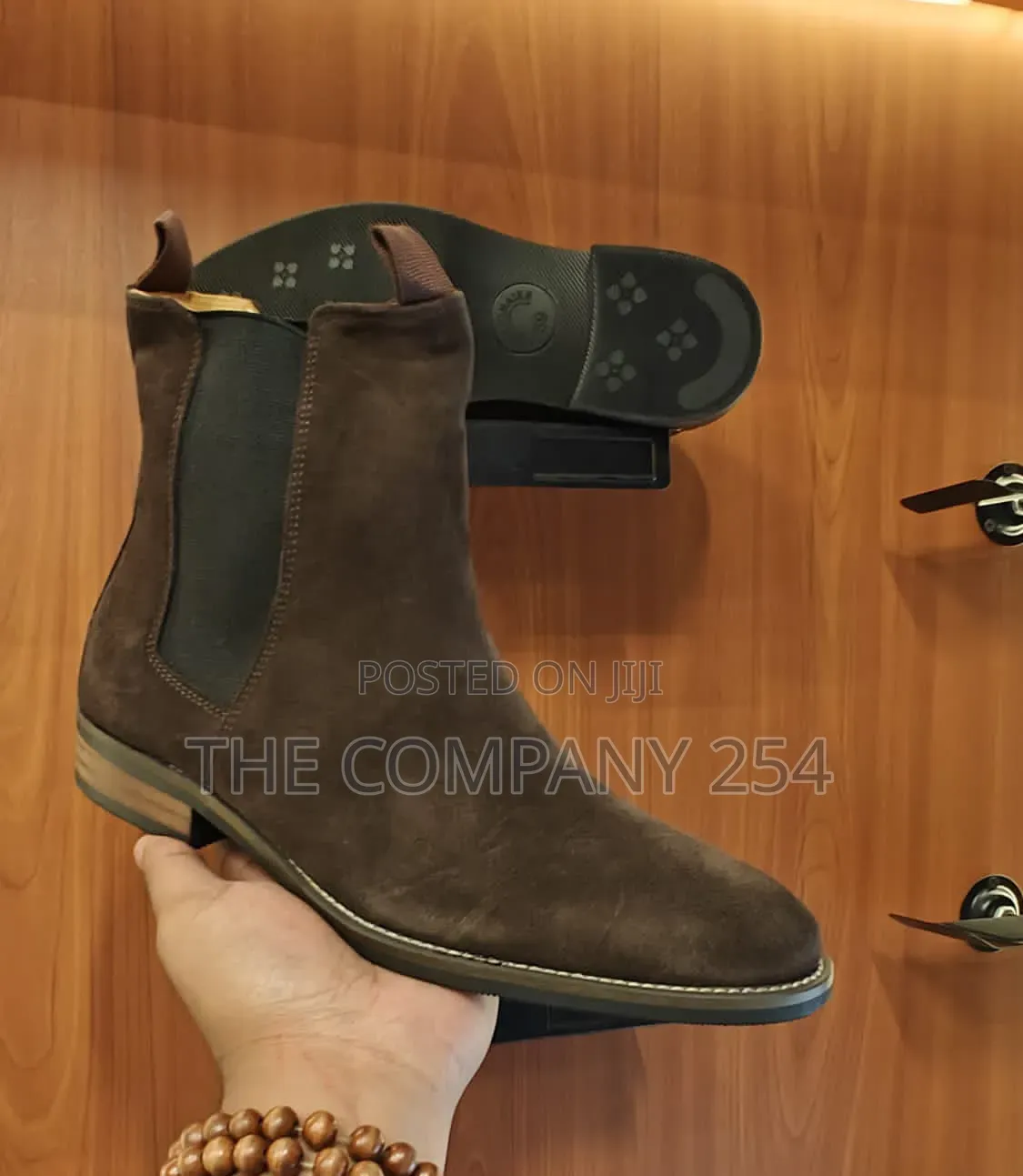 Quality Leather Casual Men Chelsea Sued Boots Shoes