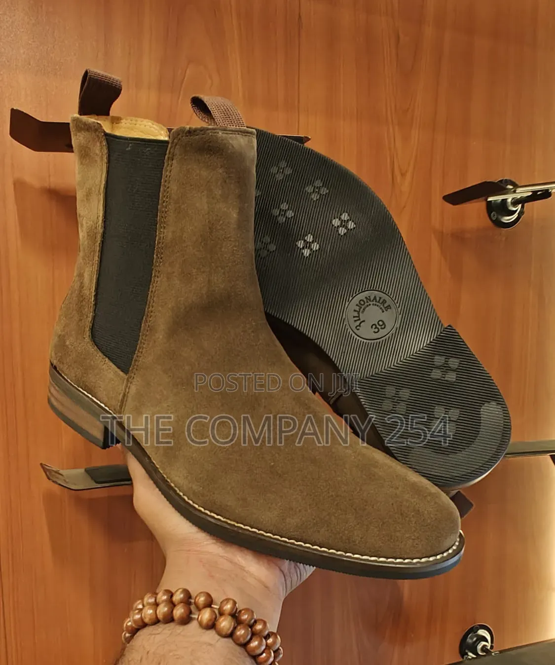 Quality Leather Casual Men Chelsea Sued Boots Shoes