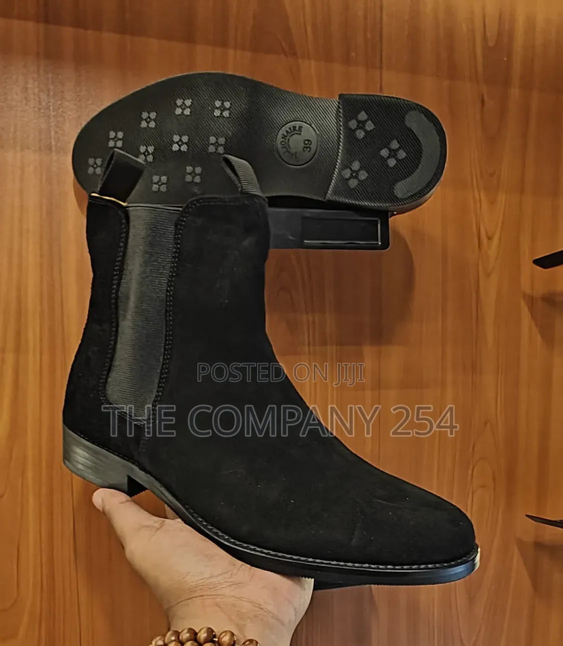 Quality Leather Casual Men Chelsea Sued Boots Shoes