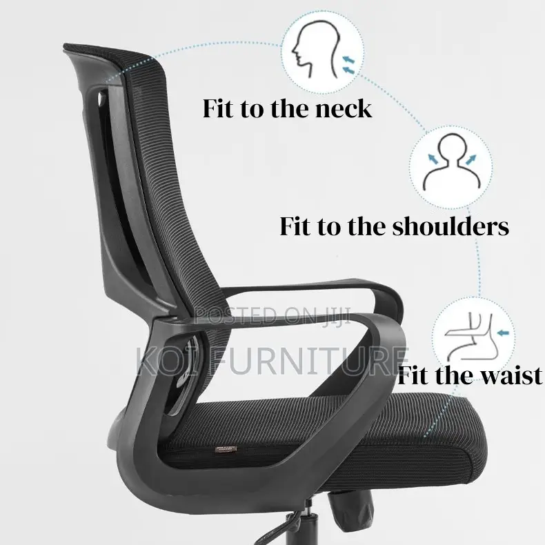 Office Chairs; Ergonomic Adjustable Fabric Mesh Office Chairs