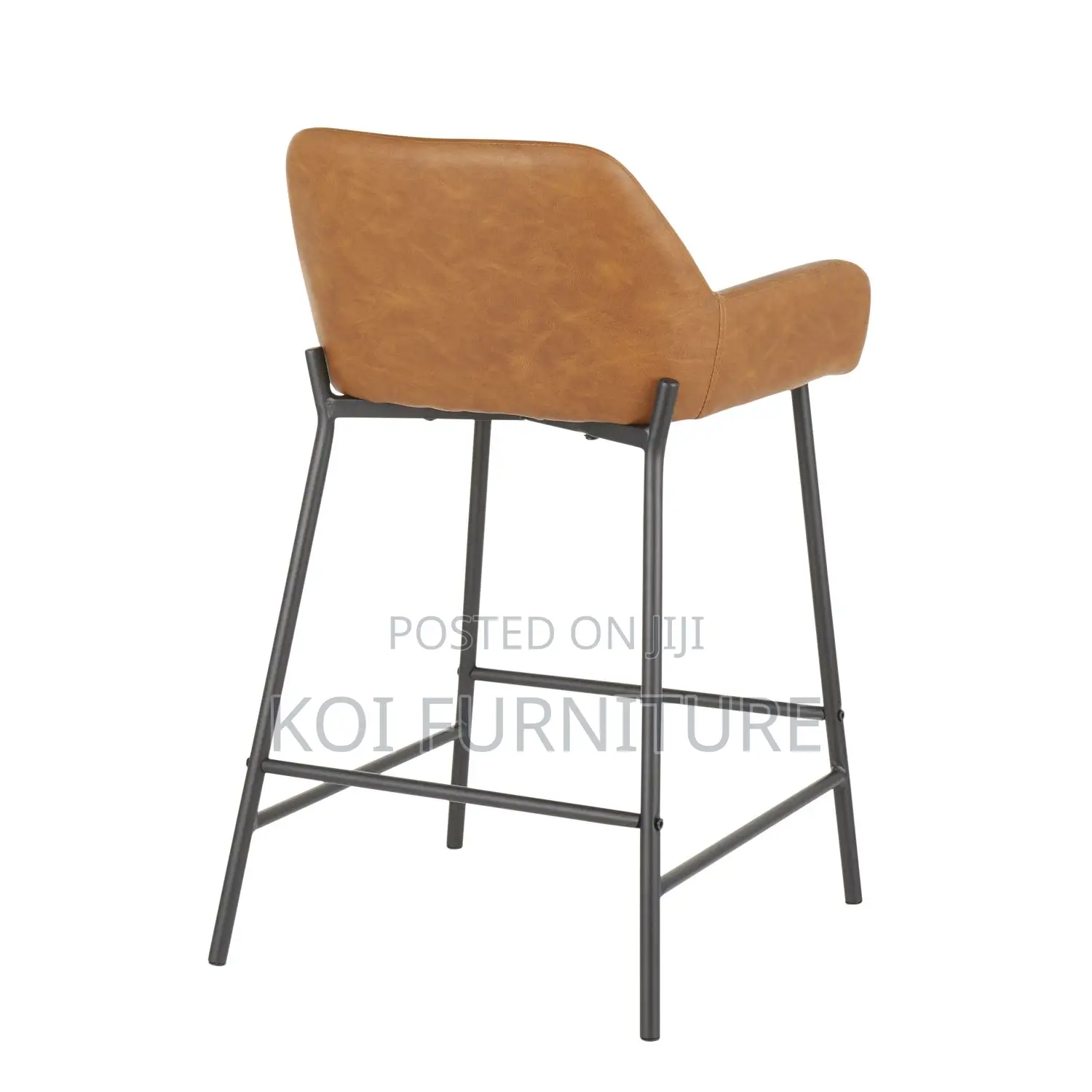 Barstools; Leather Home Kitchen Non Swivel Barstols