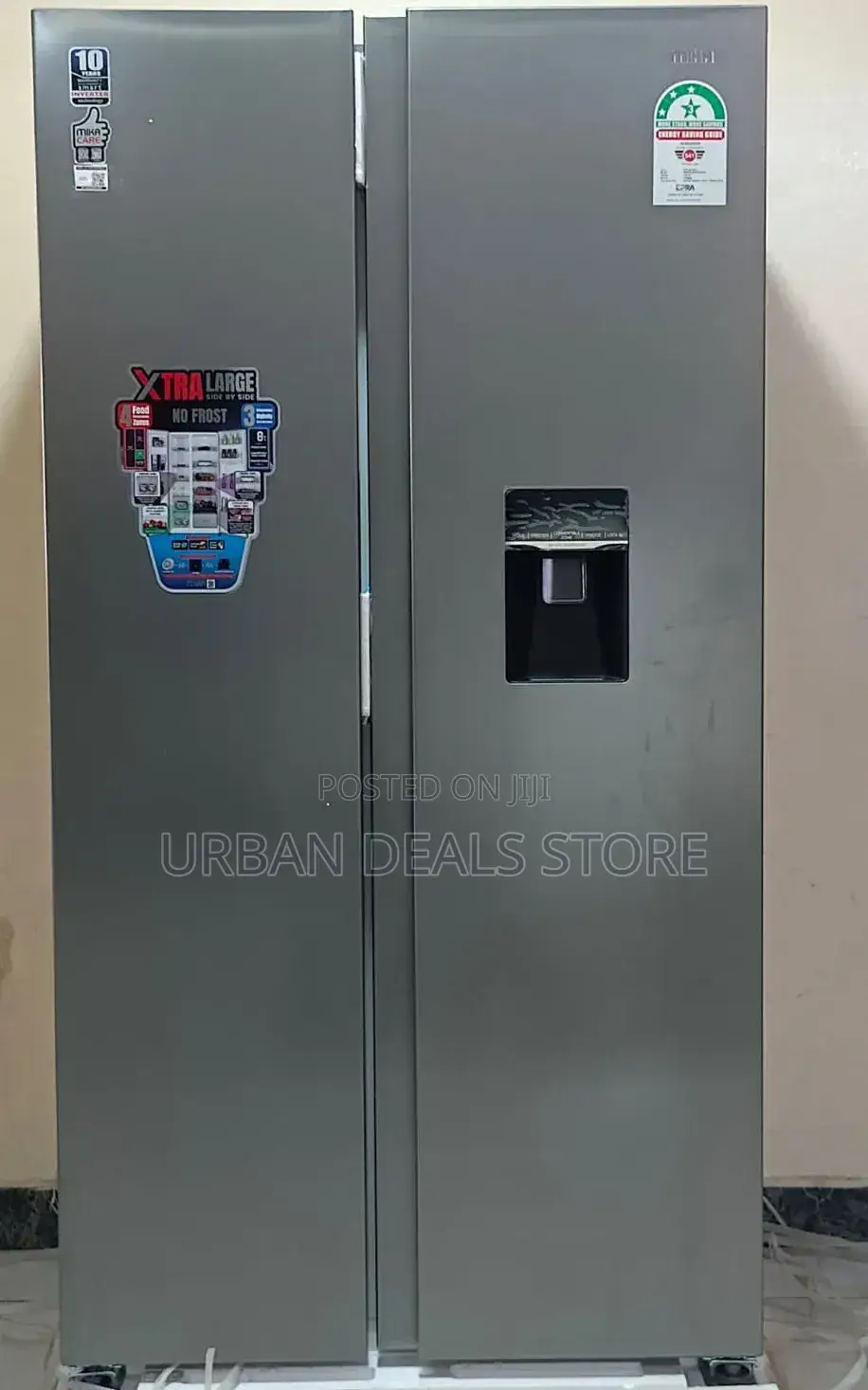 Mika 442 Litres Side by Side Refrigerator