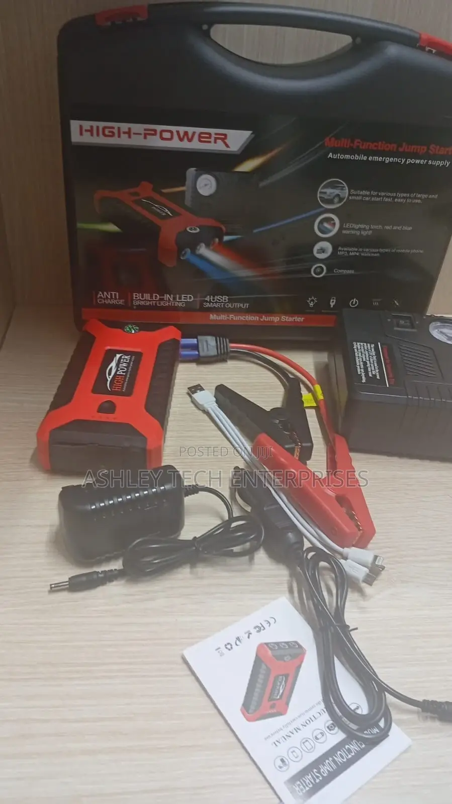 Rechargeable Car Jump Starter Pack