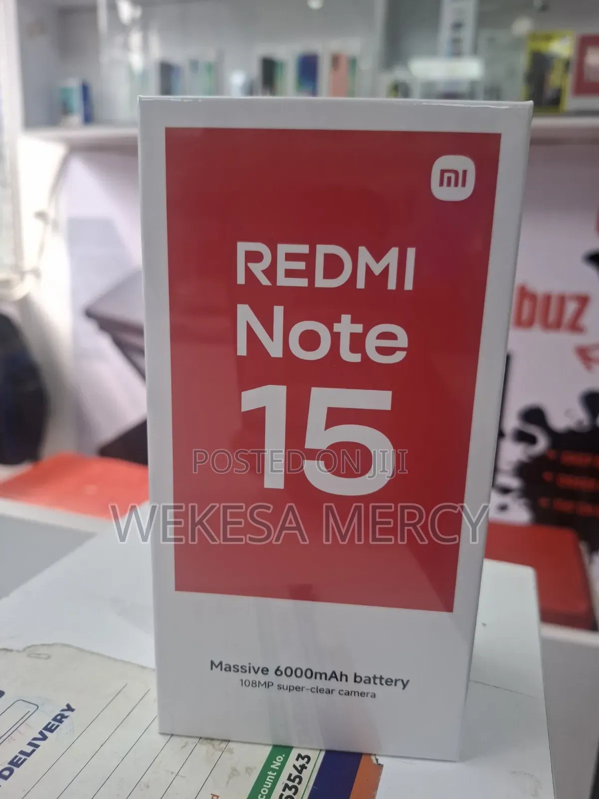New Xiaomi Redmi Note 15 256 GB Red