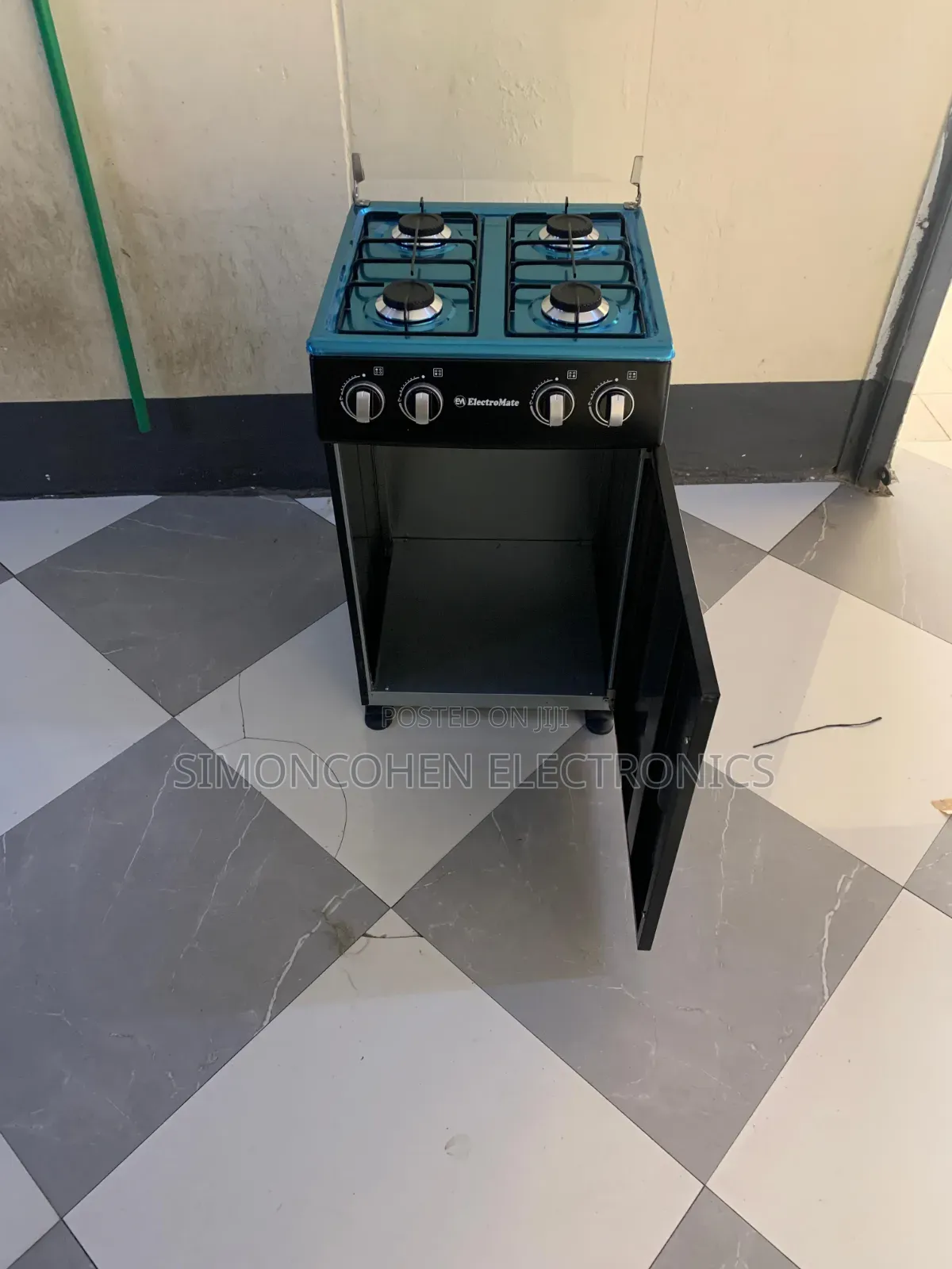 Electromate Full Gas Standing Cooker With Gas Compatiment