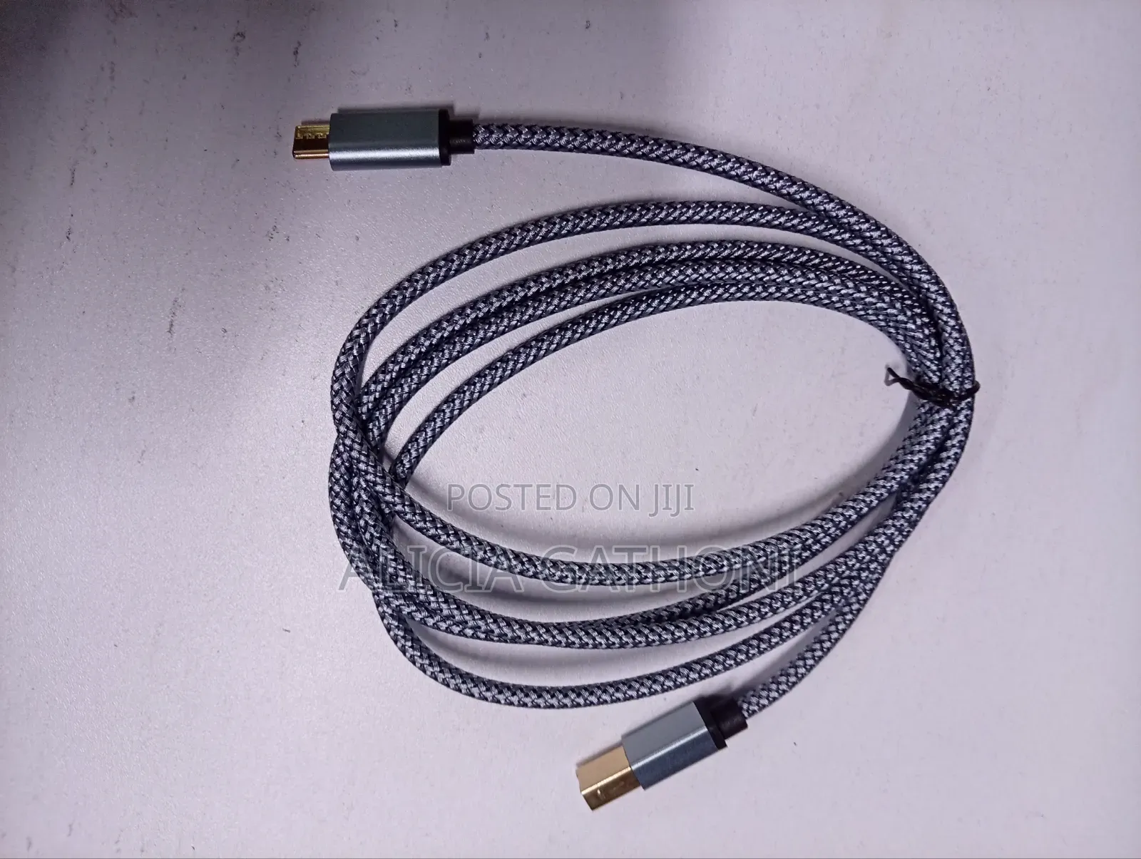 Type C to Printer Cable (Braided)