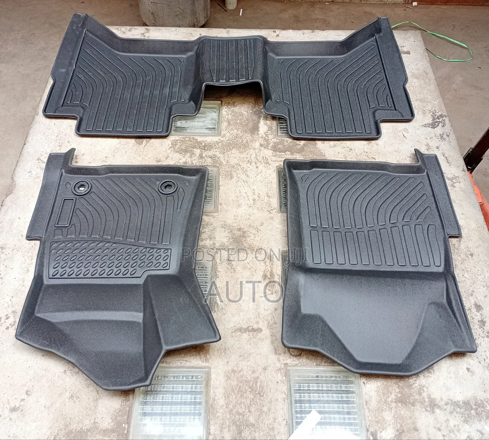 Premium Isuzu D-Max Tpe Floor Mats | Full Set All Weather Mats