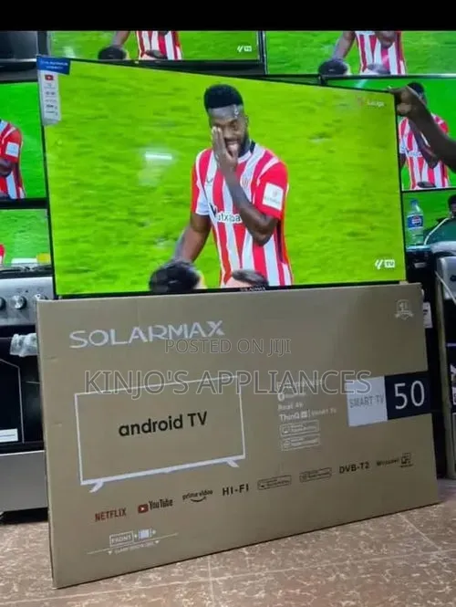Solarmax 50inch Smart Android Tv Uhd Frameless Tv