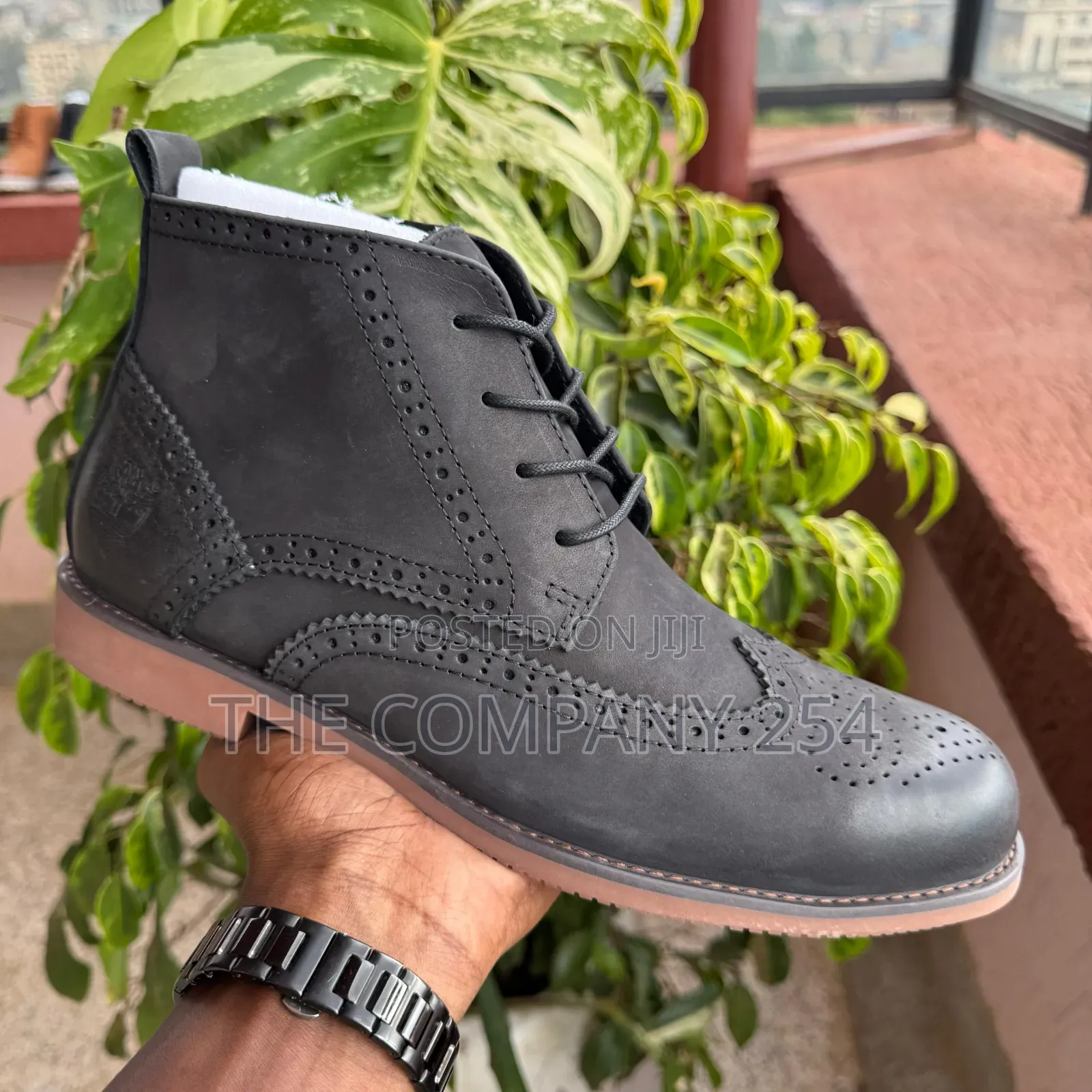Quality Clarks Men Rubber Sole Leather Oxford Designer Boots Shoes