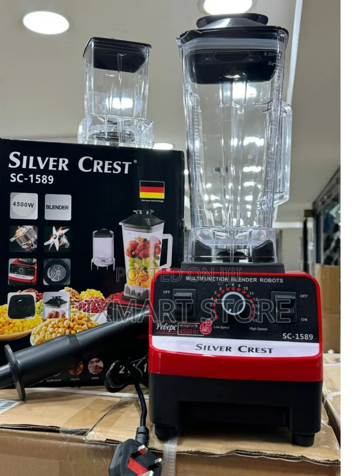 Silver Crest Commercial 2 in 1 Blender for Home Business