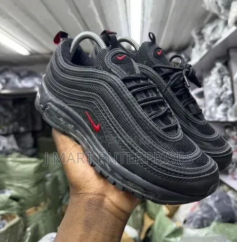 Nike Air Max 97 Unisex Sneakers - Leather, White, Eu 40-45