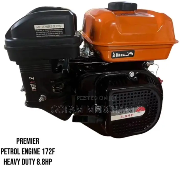 172f Powerful 8.8hp Heavy Duty Petrol Engine