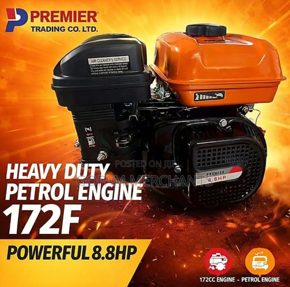 172f Powerful 8.8hp Heavy Duty Petrol Engine