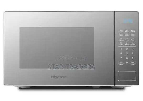 Hisense Silver Digital Microwave