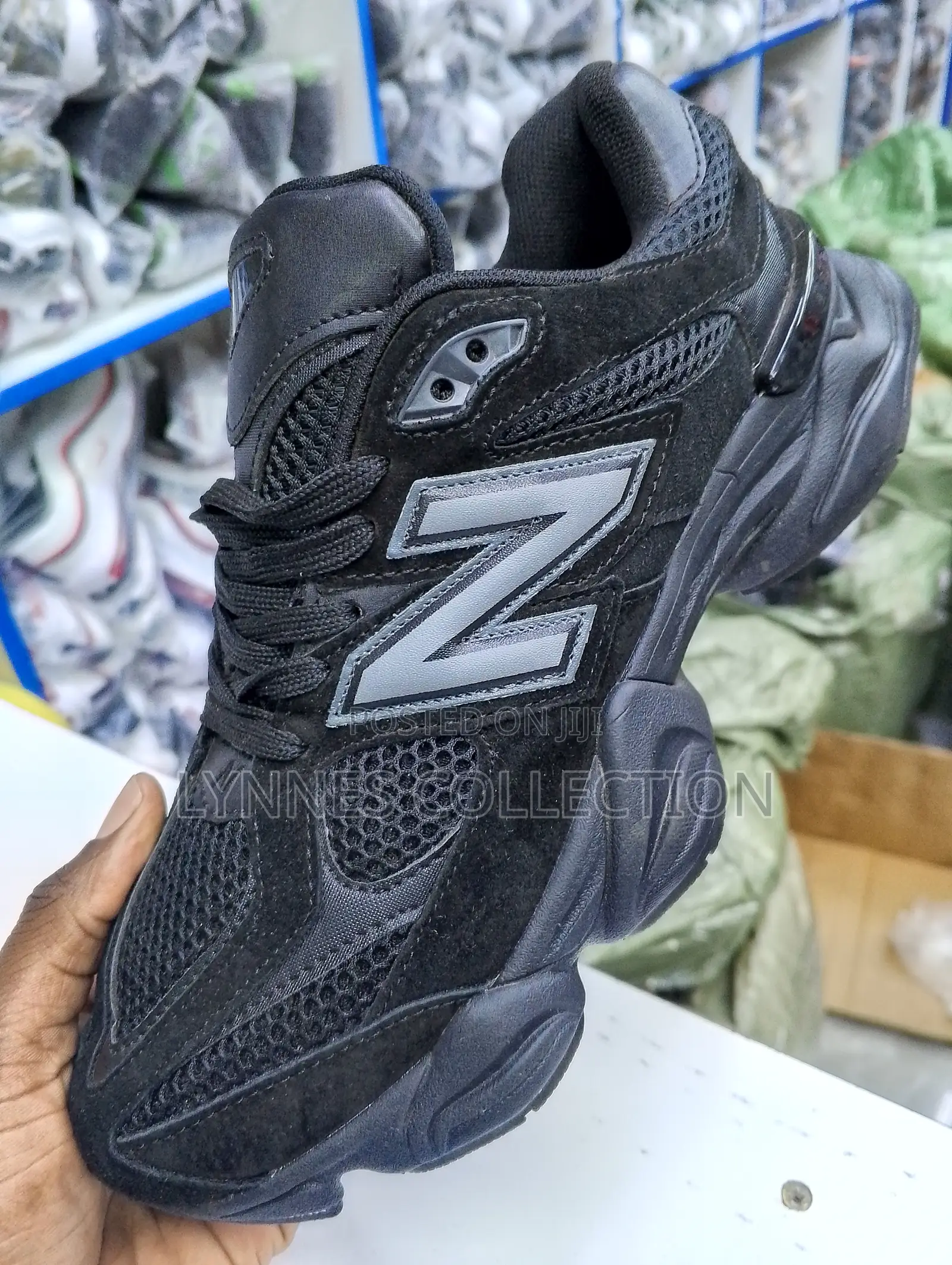 New Balance 9060 Black Sneakers - Premium Retro Streetwear Shoes