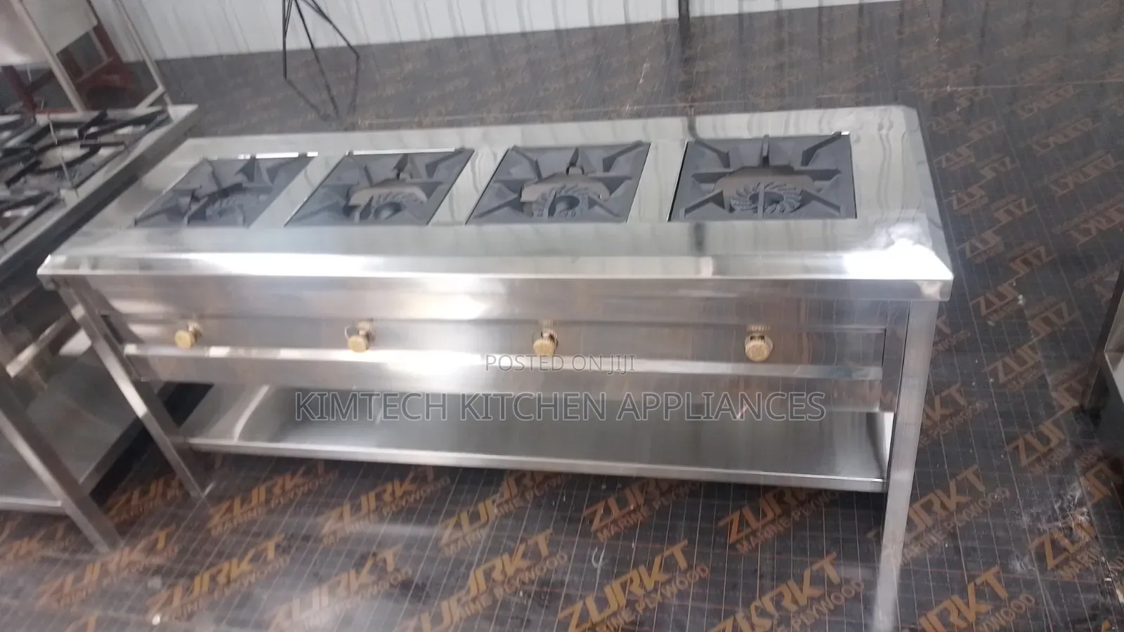 Stainless Steel 3burner Cooker With Imported Grill