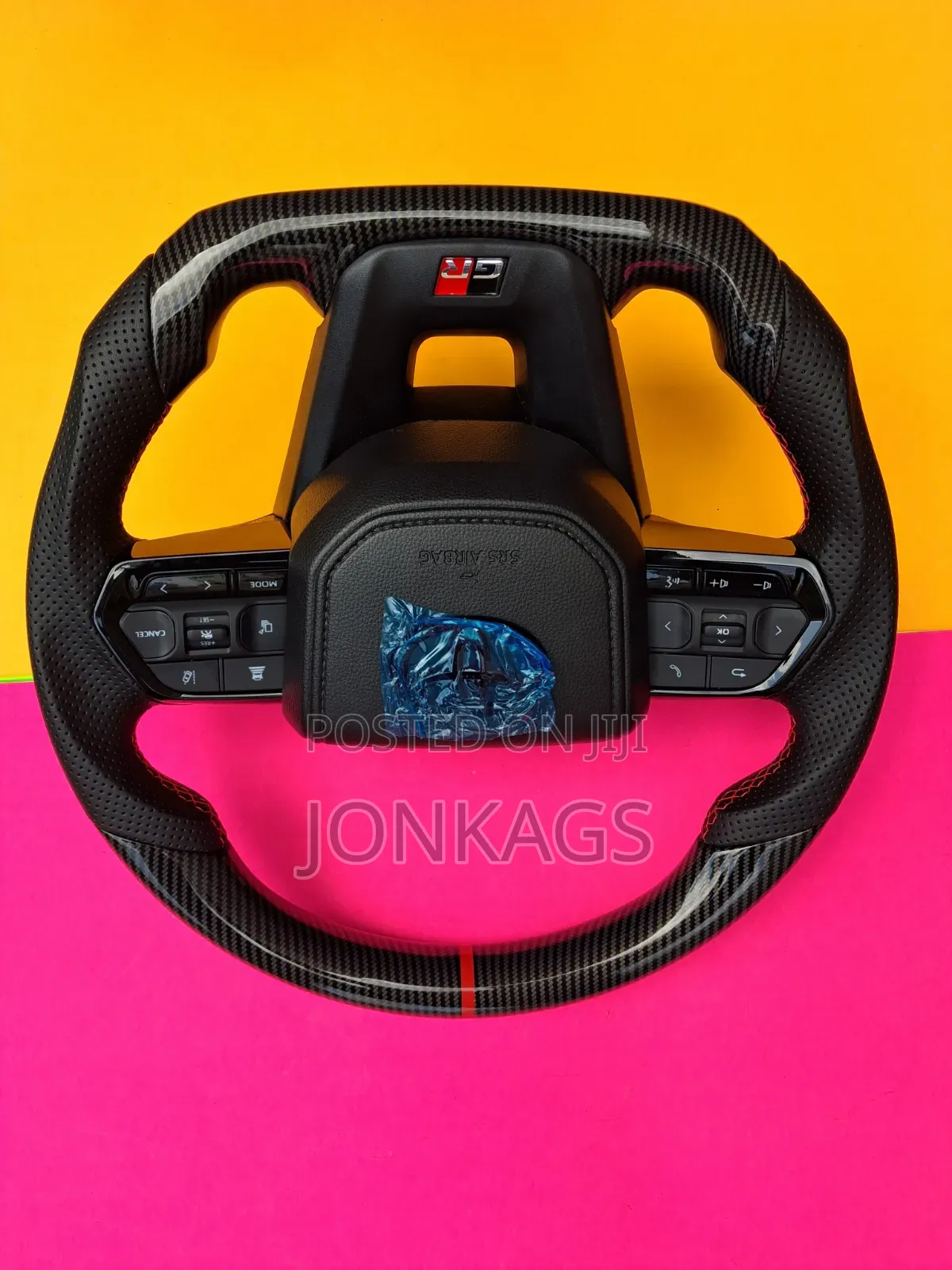 Carbon Fibre Finish Steering Wheel Lc200,300,76 ,79,100, Prado 120,150