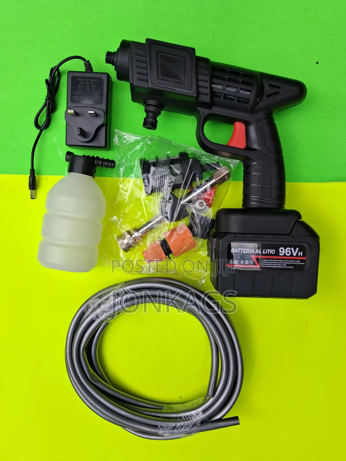 Portable Wireless Multifunctional High Pressure Car Washer Pumb 96v