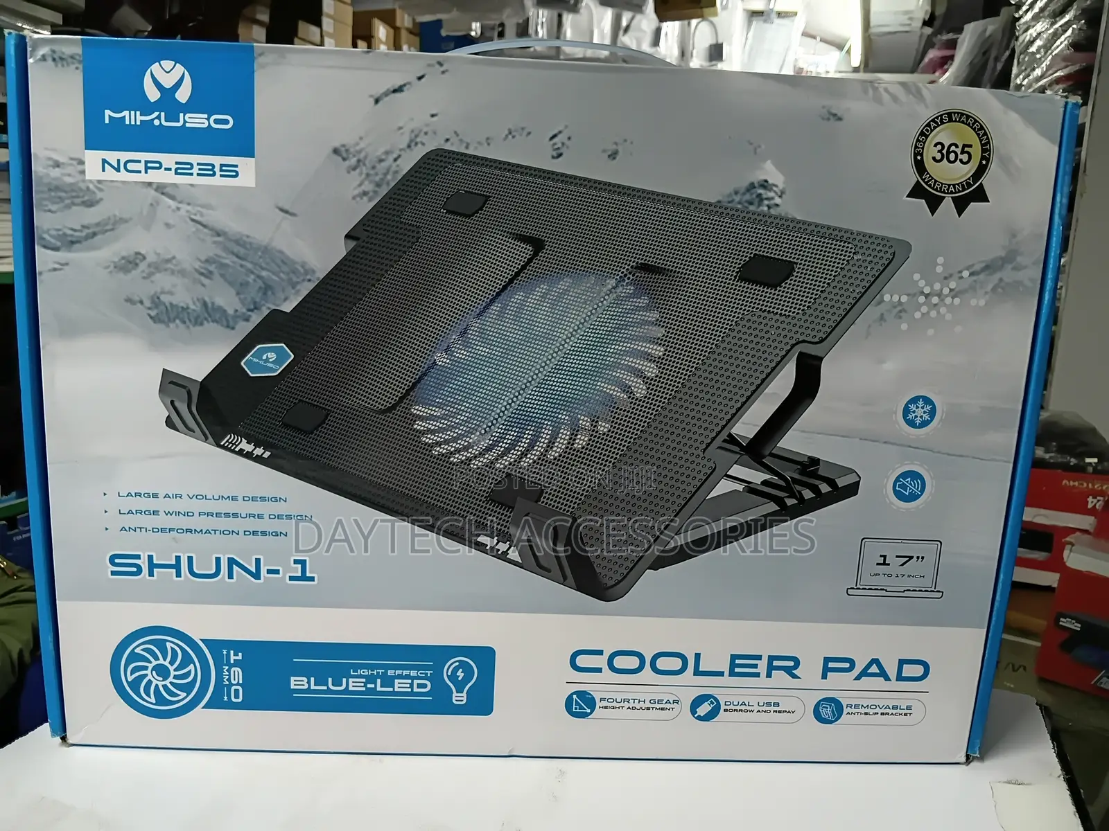 Mikuso Laptop Cooler Pad – NCP-235 (Shun-1)