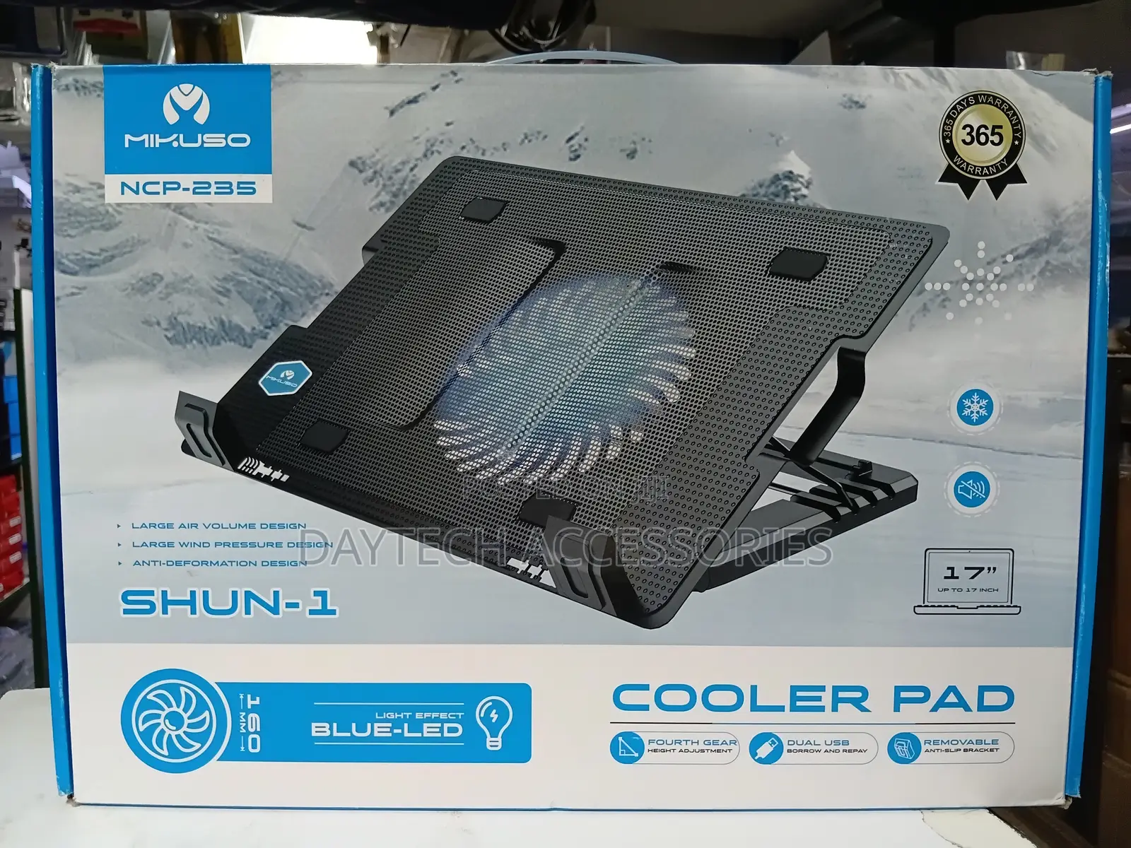 Mikuso Laptop Cooler Pad – NCP-235 (Shun-1)