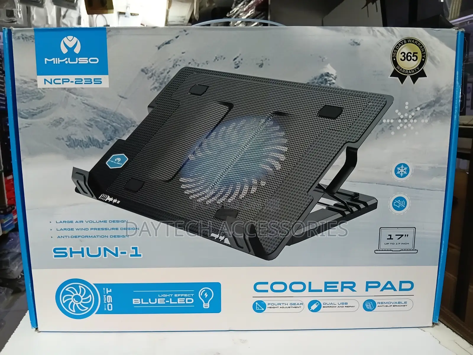 Mikuso Laptop Cooler Pad – NCP-235 (Shun-1)