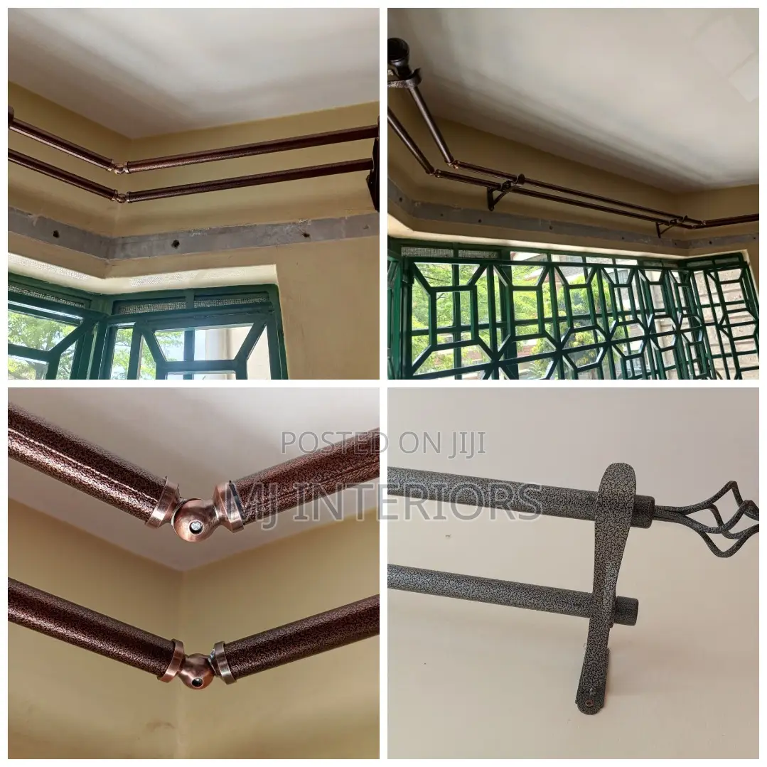 Long-Lasting Curtain Rod Fittings Jua Kali Rods