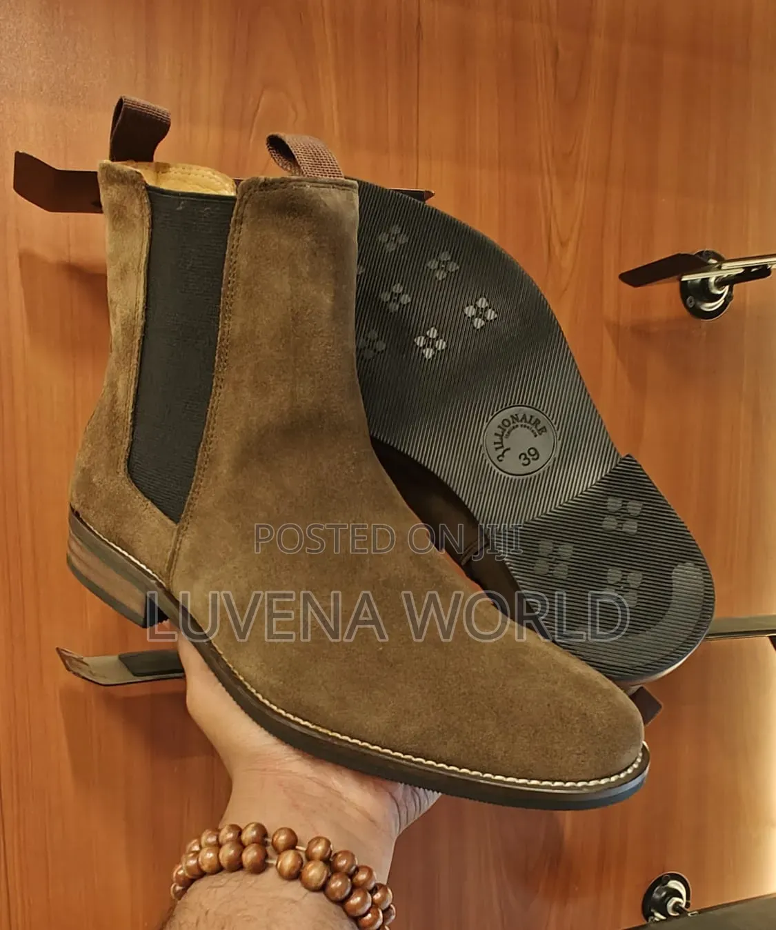 Brown Billionaire Chelsea Boots
