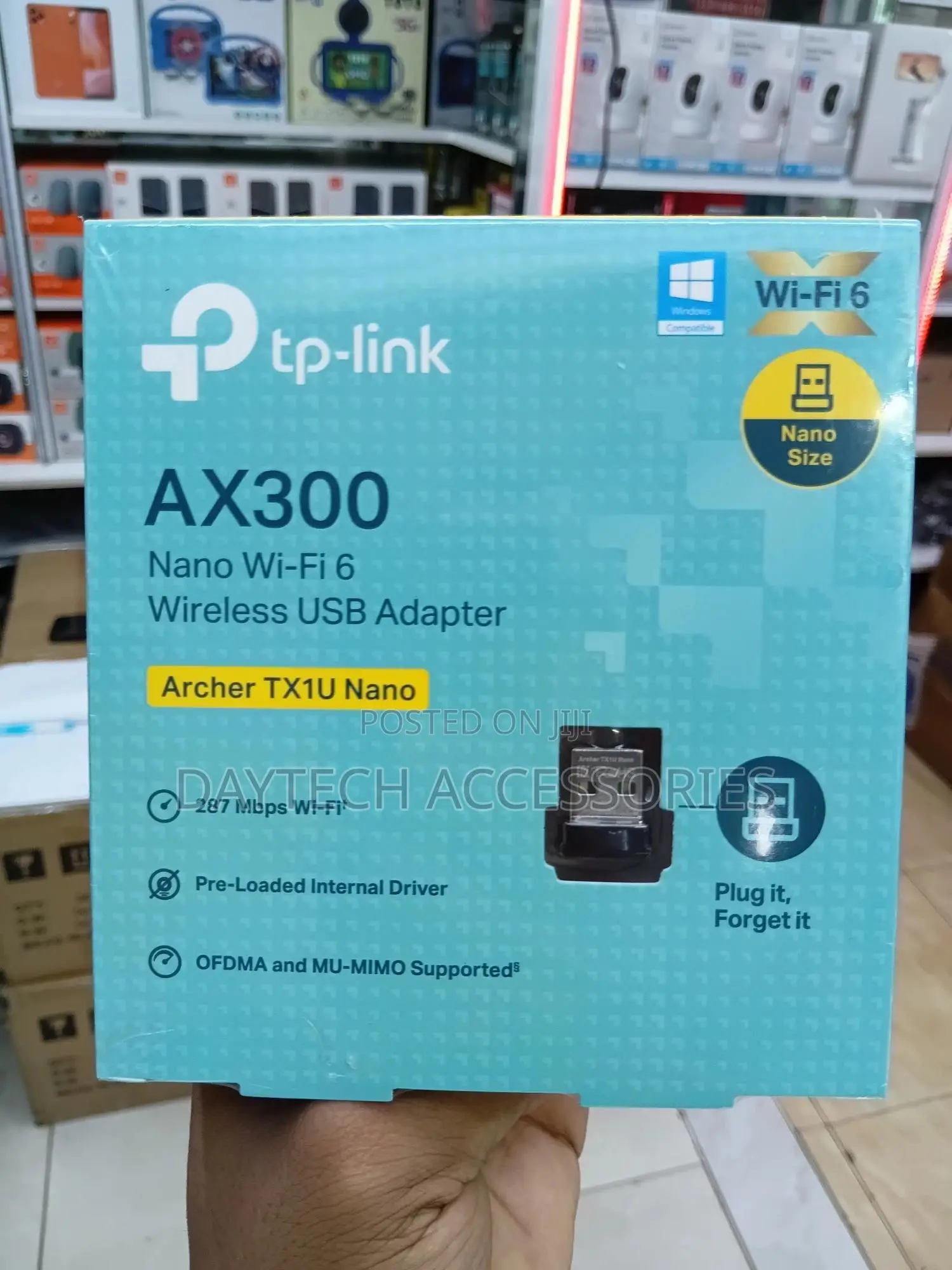 Tp-Link Ax300 Nano Wi-Fi 6 Usb Adapter - Tl-Archer Tx1u