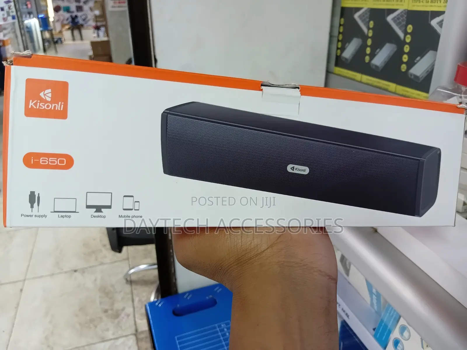 Kisonli I-650 Wired Usb Computer Soundbar Speaker.
