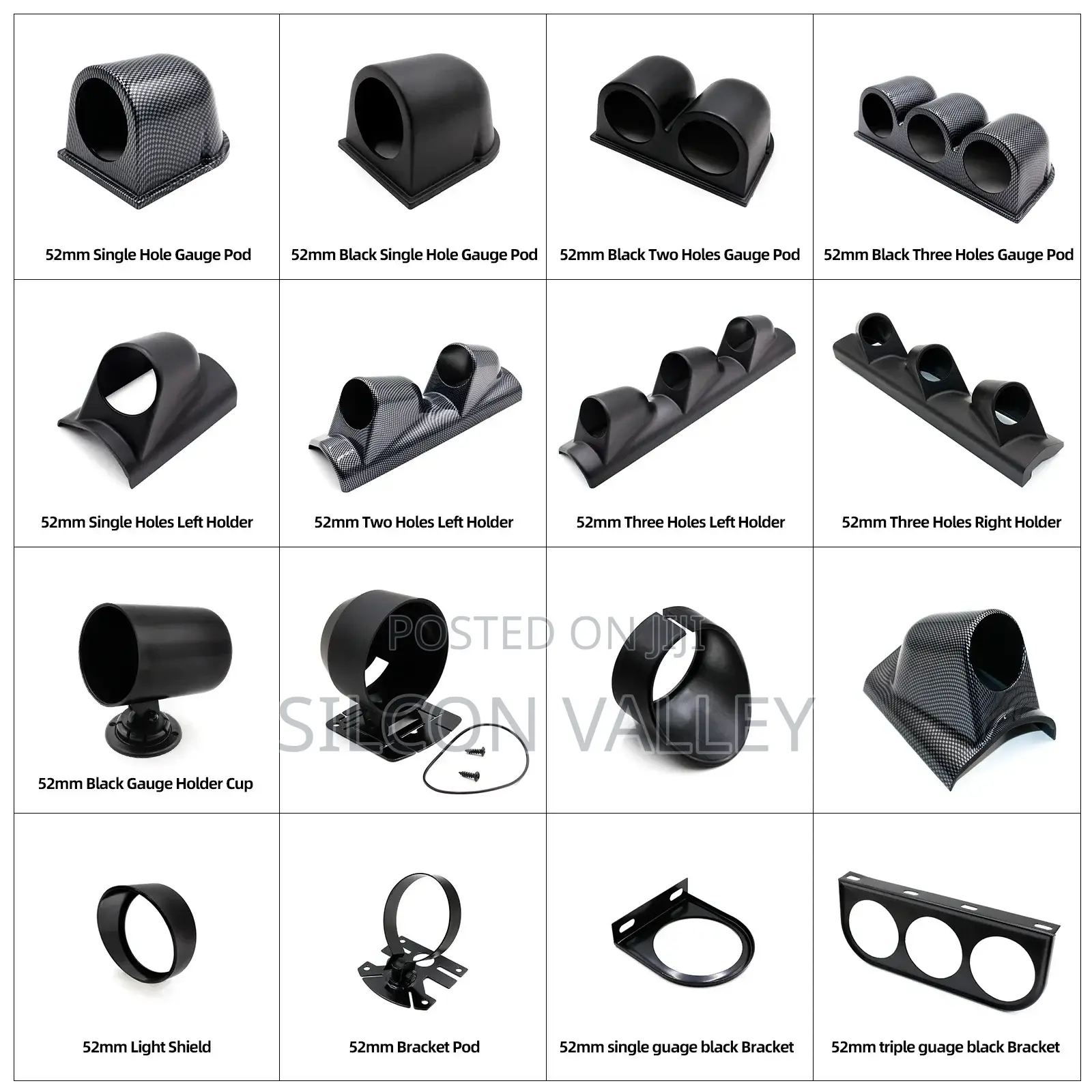 52mm Car Gauge Pod Universal Single Double Triple Car Meters Holder