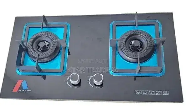 2 Burner Amaze Glass Inbuilt Hob Cooker