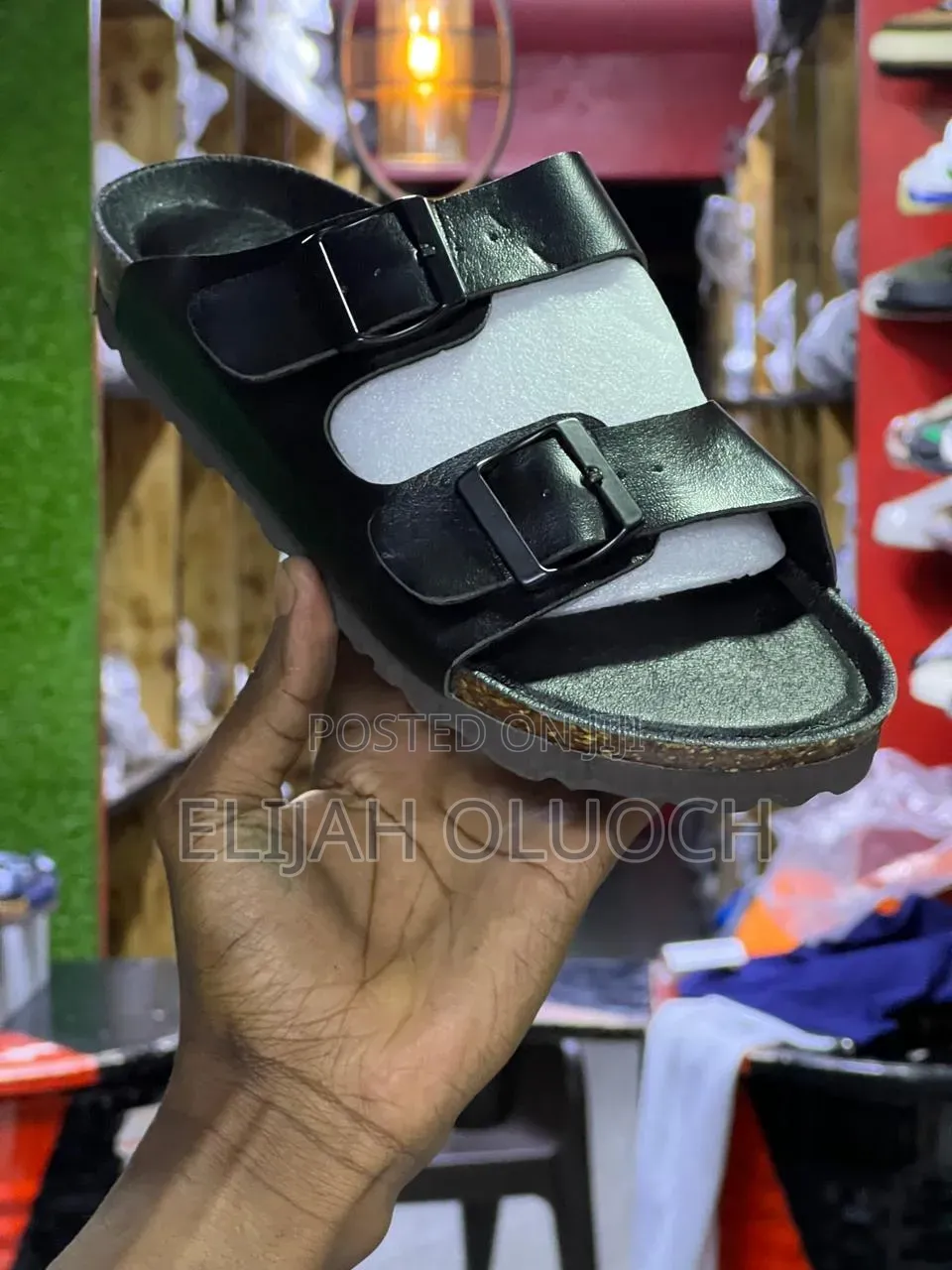Buckle Cork Sandals “Black”
Sizes :38-45