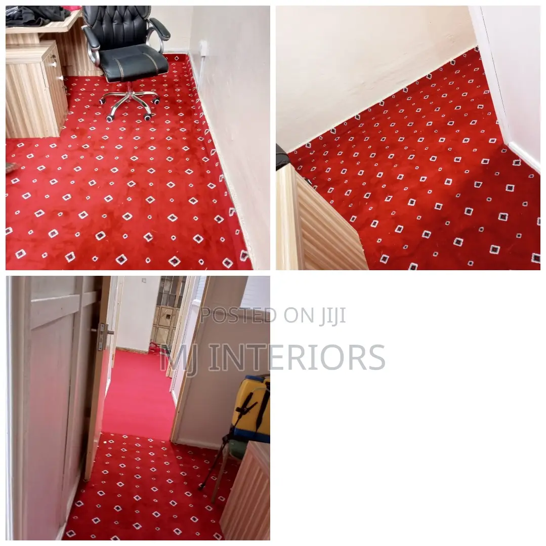 Thick Red Vip Wall to Wall Commercial Carpet