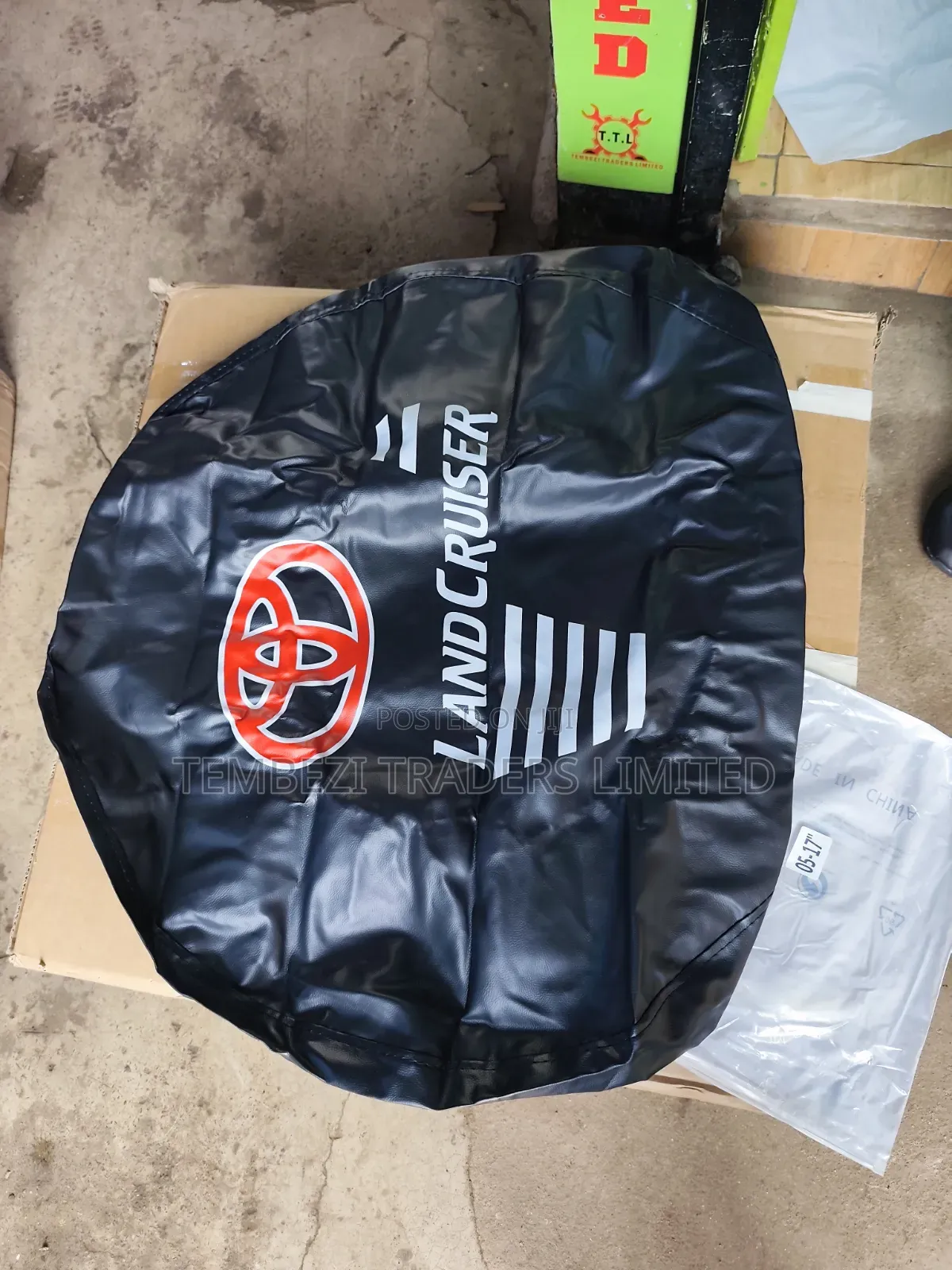 Leather Spare Tire Cover for Toyota Landcruiser