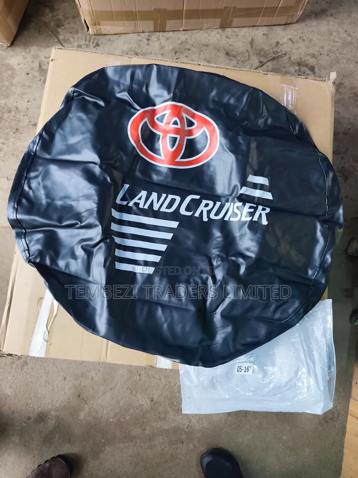 Leather Spare Tire Cover for Toyota Landcruiser
